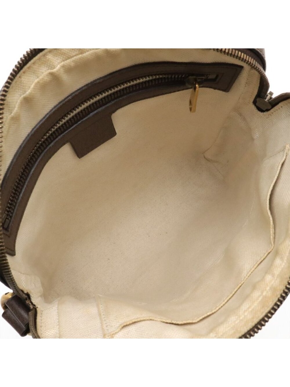 Gucci Ophidia GG Small Messenger Bag Supreme Sherry Line Leather Beige Mocha - Picture 6 of 9